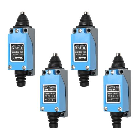 Fielect Plunger Momentary Limit Switch 1NC+1NO 4Pcs for CNC Mill 3D ...