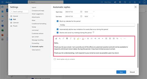 How to Setup an Out of Office Reply in Outlook (On Web, Windows, Mac or ...