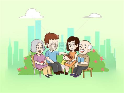 幸福家庭插画图片下载-正版图片400226151-摄图网