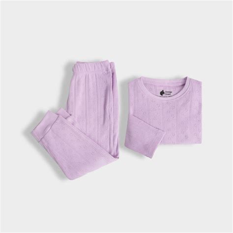 Full Sleeves Unisex Co-ord Set | Pointelle Lavender – orangesugar