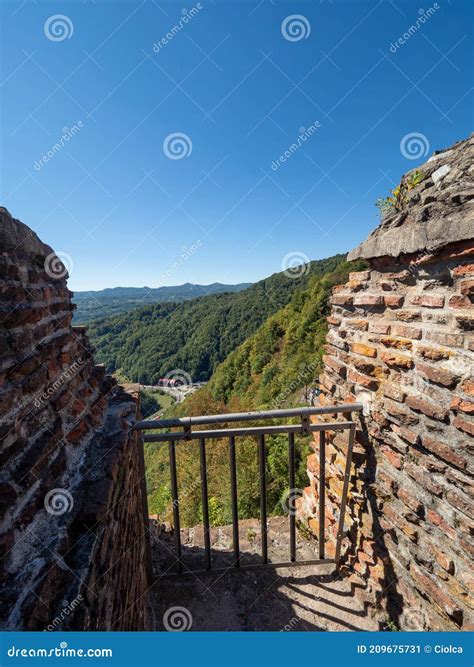 Poenari Castle, Romania stock image. Image of beautiful - 209675731