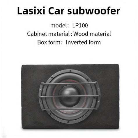 Peak 800W 10 Inch Car Subwoofer With Active Power Amplifier Subwoofer ...