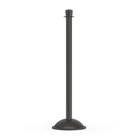 Crown Top Post and Rope Stanchion with Dome Base - Montour Line CDLine ...