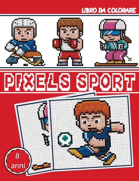 Amazon.in: Buy Libra da colorare - Pixels Sport: Cuaderno de dibujo de ...