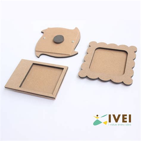 IVEI DIY Magnets - Set of Square & Round Magnets, Cute Animals, and ...