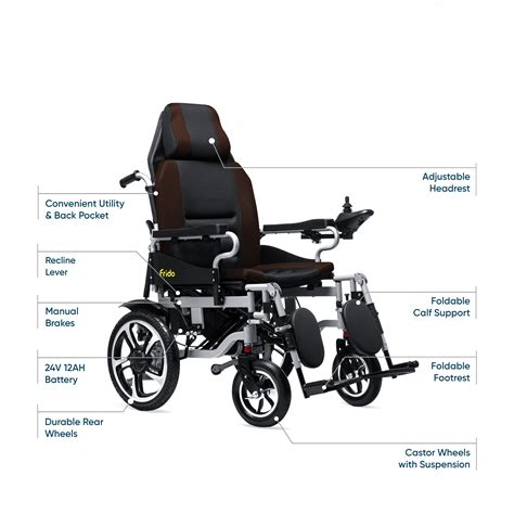 Frido Heavy Duty Recliner Electric Wheelchair – Frido Mobility
