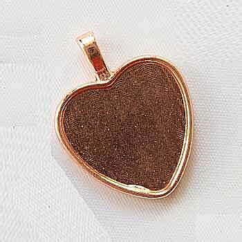 Buy Online Rose Gold Bezels Pendant for making jewelry | Diy | Resin ...