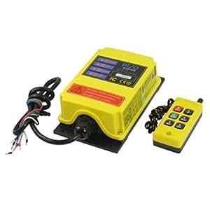 ELECTROPRIME F21-4S 6 Channels Hoist Crane Radio Remote Control System ...