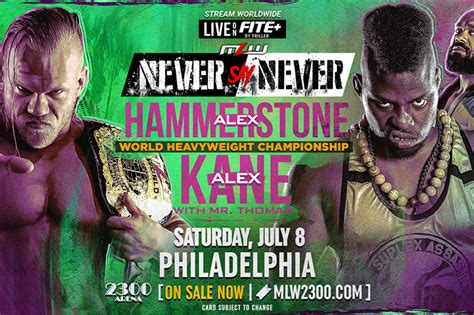 Alex Kane to challenge for MLW World Heavyweight championship - Outsports