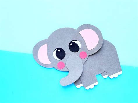 paper craft elephant