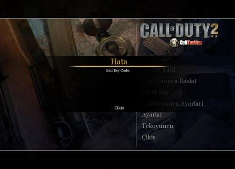 Image result for Key Code for Call of Duty 2