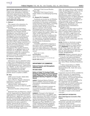 Fillable Online 80FR41011: Notice of Intent to prepare an EIS on 5 ...