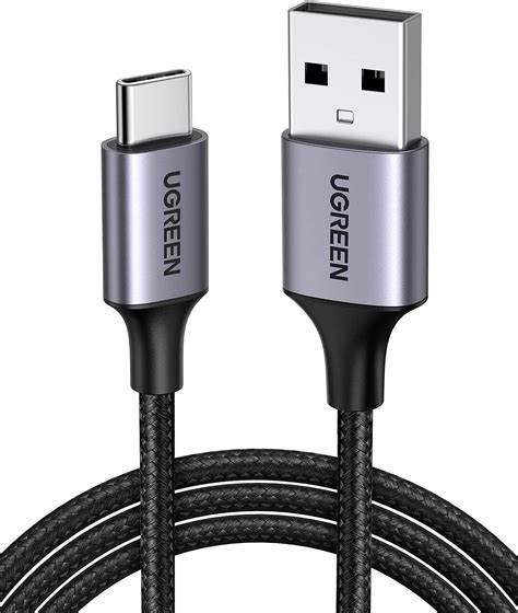 UGREEN 60125 Cable USB - USB Type C Quick Charge 3.0 cable 3A 0.5m Gray ...