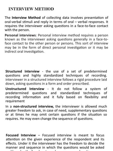 Image result for Interview Method