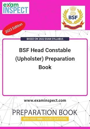 BSF Head Constable (Upholster) Preparation Book-Hindi Medium [Paperback ...