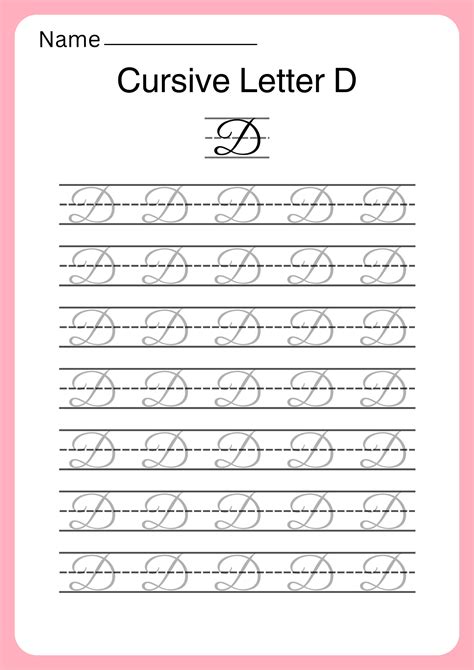Capital Letters Cursive Writing Worksheets A to Z With PDF