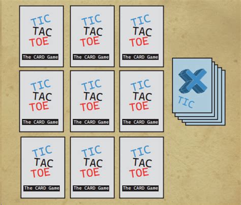 Tic tac Toe - The card Game by reyes_lecuona