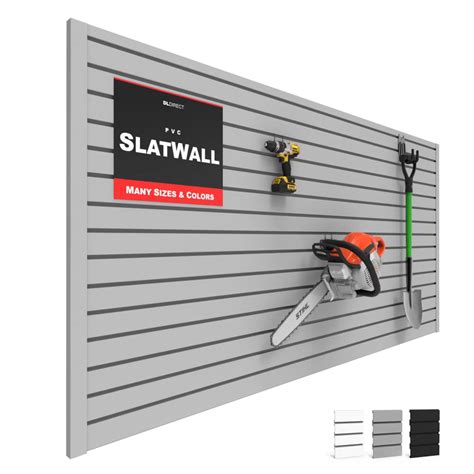 Buy Slatwall Panel Garage Wall Organizer: Heavy Duty Wall ed PVC Wall ...