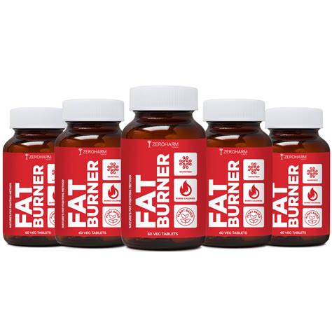 ZEROHARM Fat Burner tablets | Metabolism booster & weight loss ...