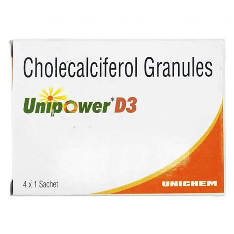 Unipower D3 Granules 1 gm | Uses, Side Effects, Price | Apollo Pharmacy