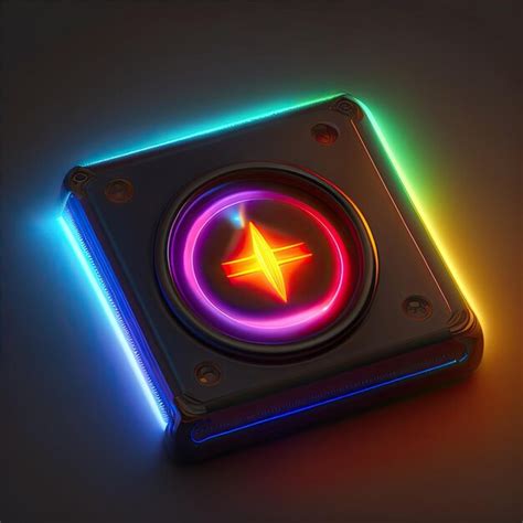 Glowing power button | Premium AI-generated image