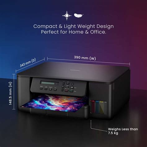 brother DCP-T535DW Multi-function WiFi Color Ink Tank Printer ...