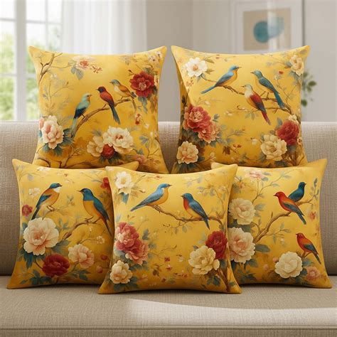Dreamy Book Lover Cotton Feel Cushion Covers – Boho Decorative Pillow ...