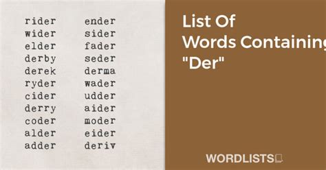 List Of Words Ending In "ile"