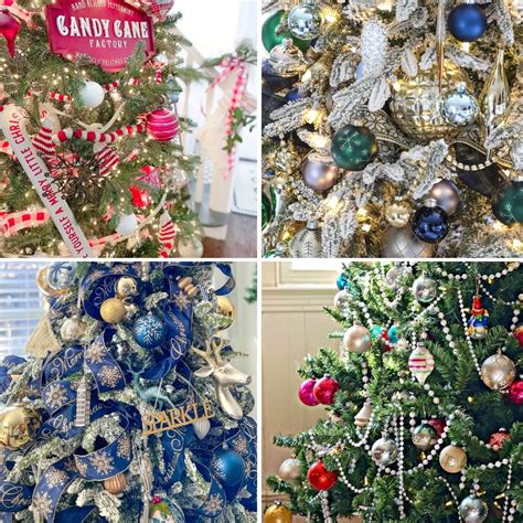 13 Gorgeous Christmas Tree Color Schemes And Themes - Petticoat Junktion