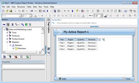 Active Report Viewer 的图像结果