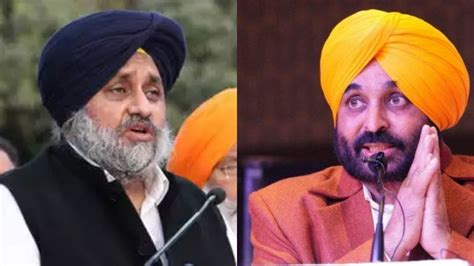 Sukhbir Singh Badal demanded the resignation of Bhagwant Mann, says ...