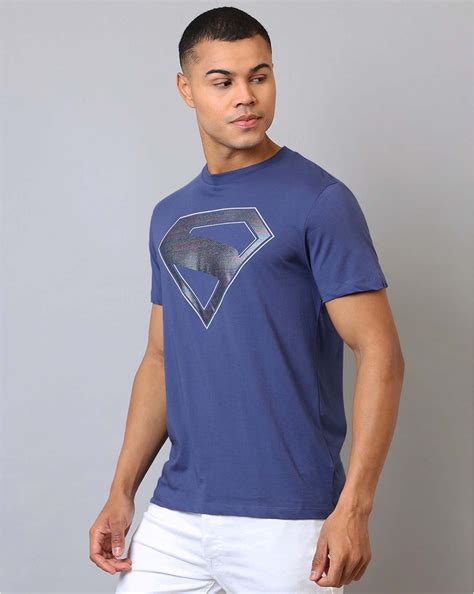 Superman Printed Regular Fit Tshirt For Men – Free Authority