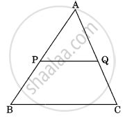 Prove that, if a line is drawn parallel to one side of a triangle to ...
