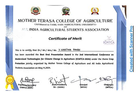 Awards – CENDECT KVK