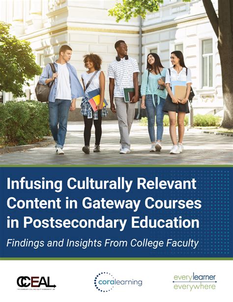 Infusing Culturally Relevant Content in Gateway Courses in Postsecondary Education - Every ...