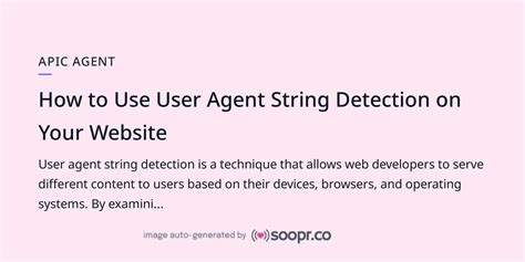 Image result for User-Agent Header Detection
