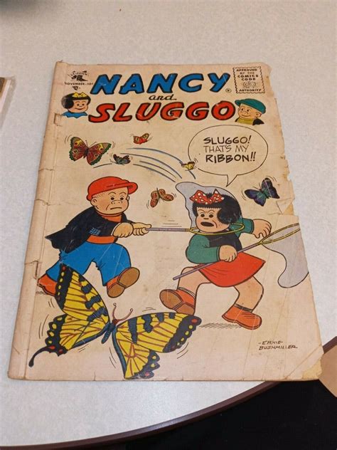 Nancy and Sluggo #126 1955-St.John-Ernie Bushmiller art golden age ...