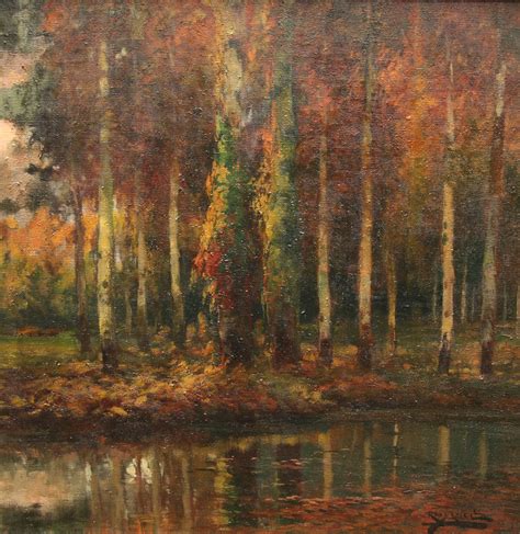 Antonio Ross Y Guell - Spanish Impressionist Wooded Landscape - Richard ...