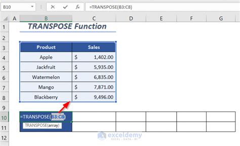 Image result for Paste Transpose Excel