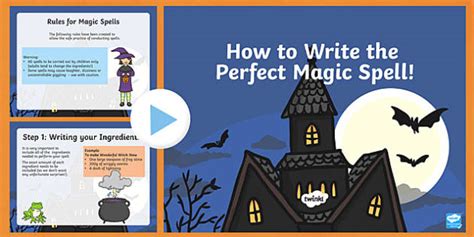 How To Write The Perfect Spell PowerPoint
