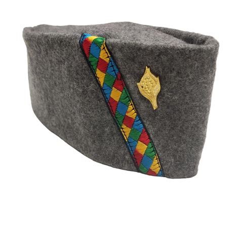 Buy Uttarakhand Pahadi Topi/Cap Grey Wool, Brhamkamal Uttarakhandi Topi ...