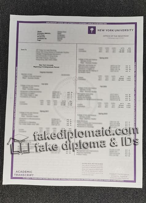 Image result for NYU Transcript