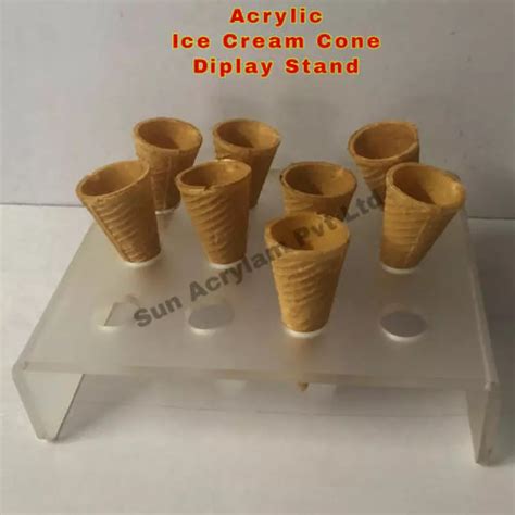Ice Cream Cone Display Stand - Sun Acrylam Private Limited