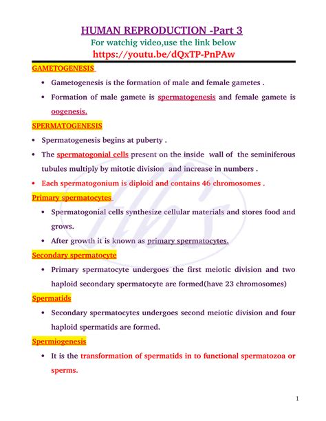 Spermatogenesis - Super spacious - HUMANREPRODUCTION-Part 3 ...