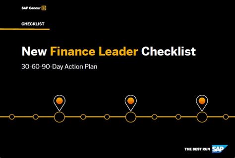 New Finance Leader Checklist: 30-60-90-Day Action Plan | SAP Concur India