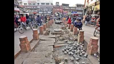 Chandni Chowk revamp in the slow lane, deadline ends today | Delhi News ...