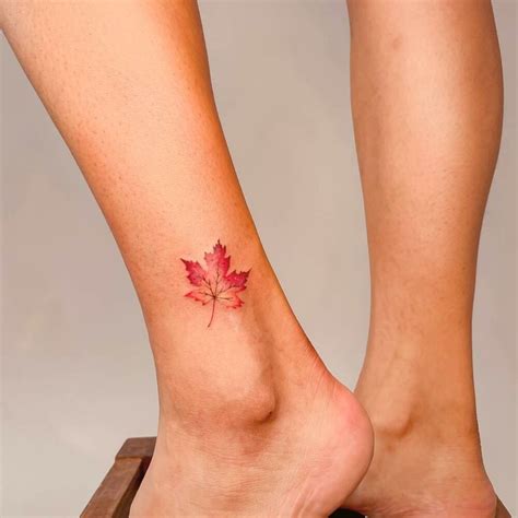 small leaf tattoo ideas