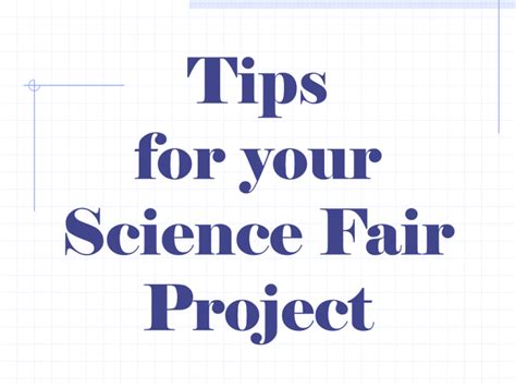 Image result for Science Fair Tips
