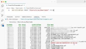 PowerShell Script Get List of Files and File Size in a Directory 的图像结果