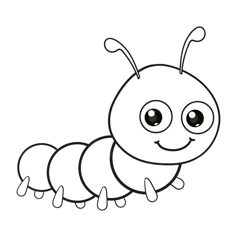 Caterpillar Coloring Pages For Preschool